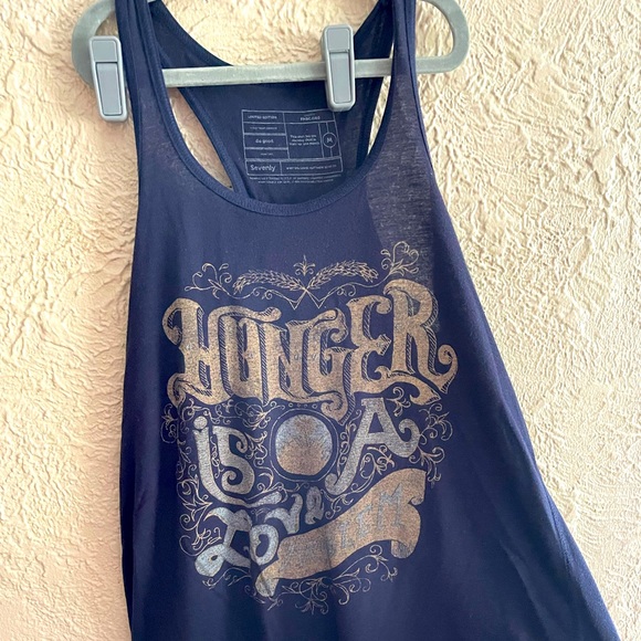 Sevenly Tops - Sevenly Flowy Tank for Feed My Starving Children
